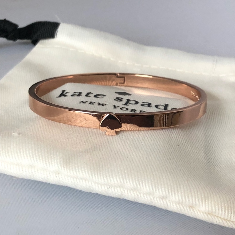 KATE SPADE rose gold bangle bracelet
